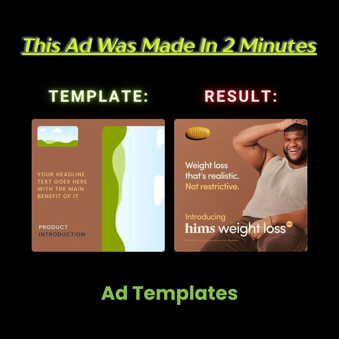 Hims Weight Loss Ad – Realistic Results, No Restriction Campaign