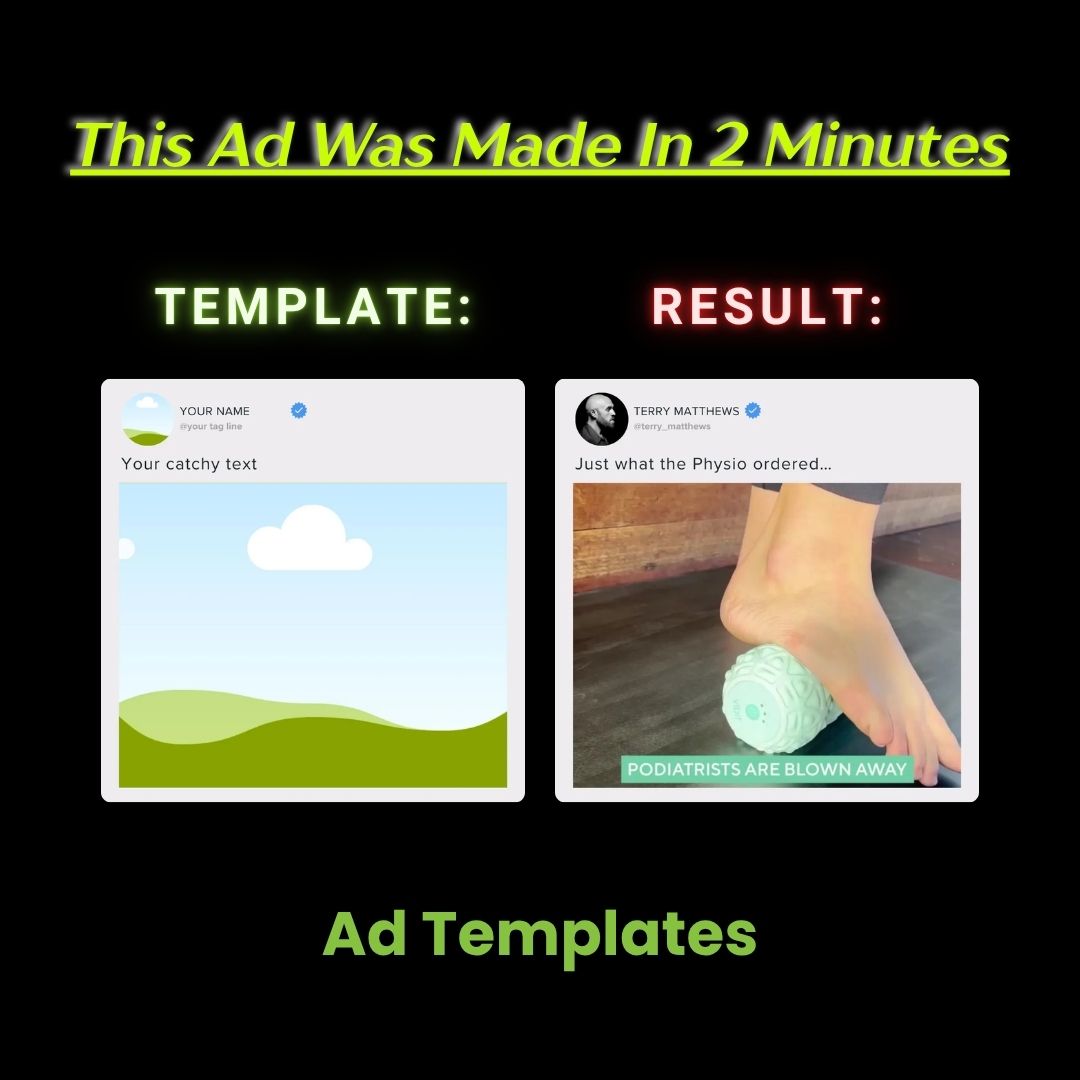 Twitter UGC-Style Testimonial – “Foot Recovery Roller Highlight”