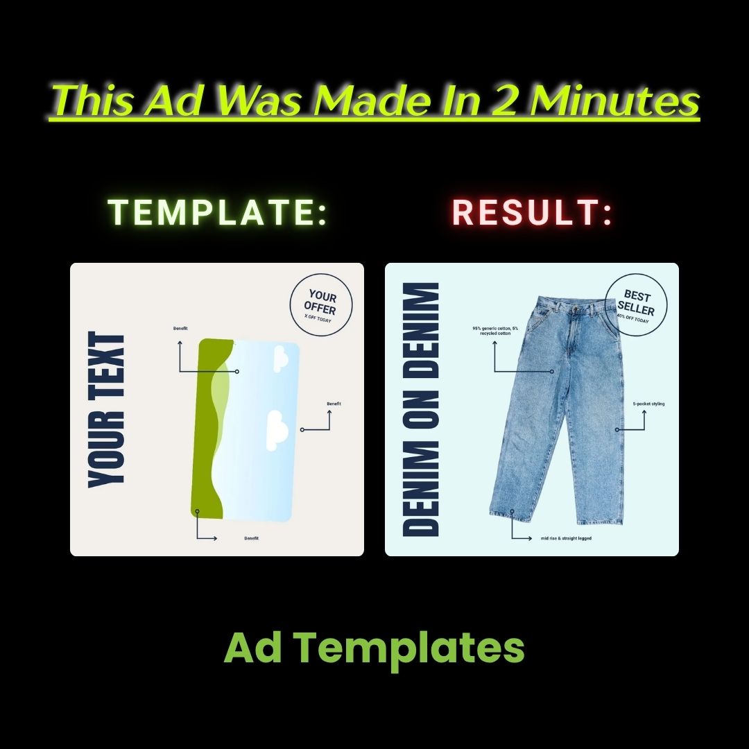 Minimalist Denim Promo – “Best Seller Jeans Highlight”