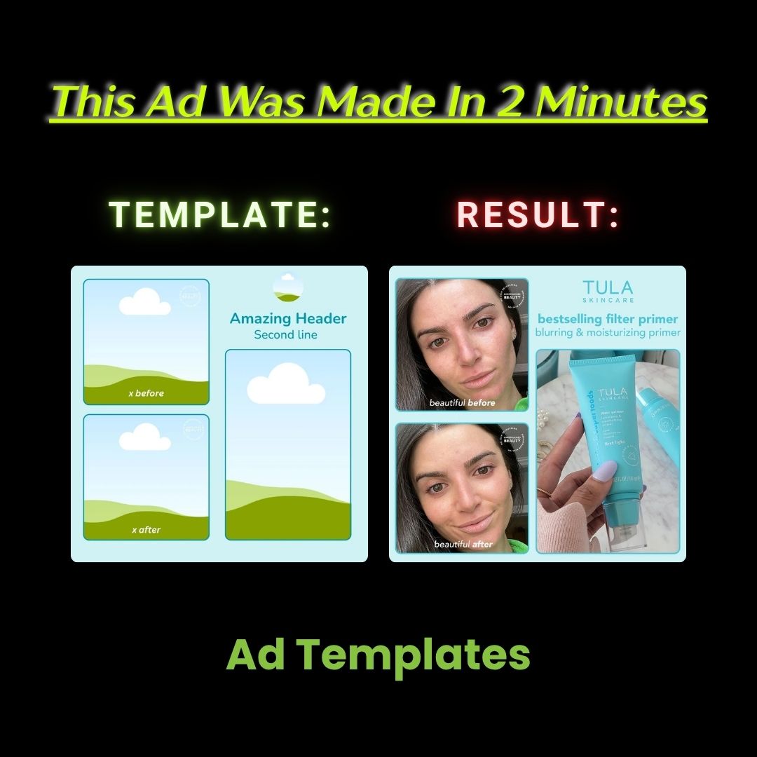 TULA Skincare – Filter Primer Before & After Testimonial Ad
