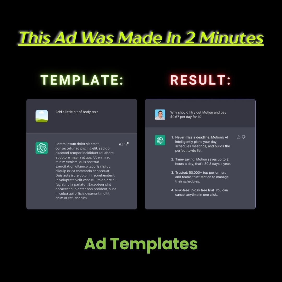 Motion AI Scheduler – ChatGPT-Style Explainer Ad