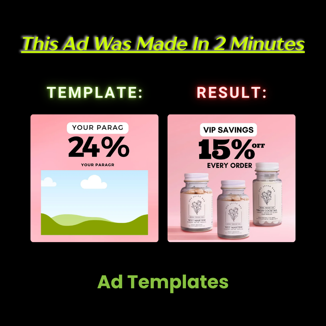 VIP Savings Banner – Feminine Wellness Products Promo