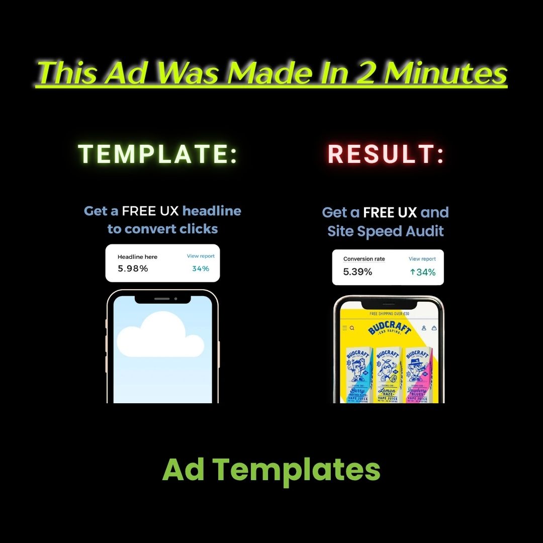 “Free UX & Site Speed Audit – Conversion Boost Visual”