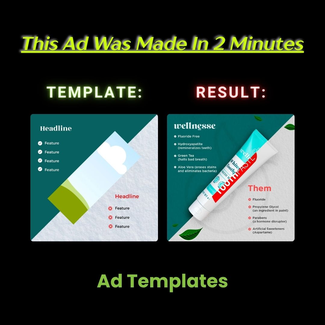 “Ingredient Comparison – Us vs Them (Natural Toothpaste)”