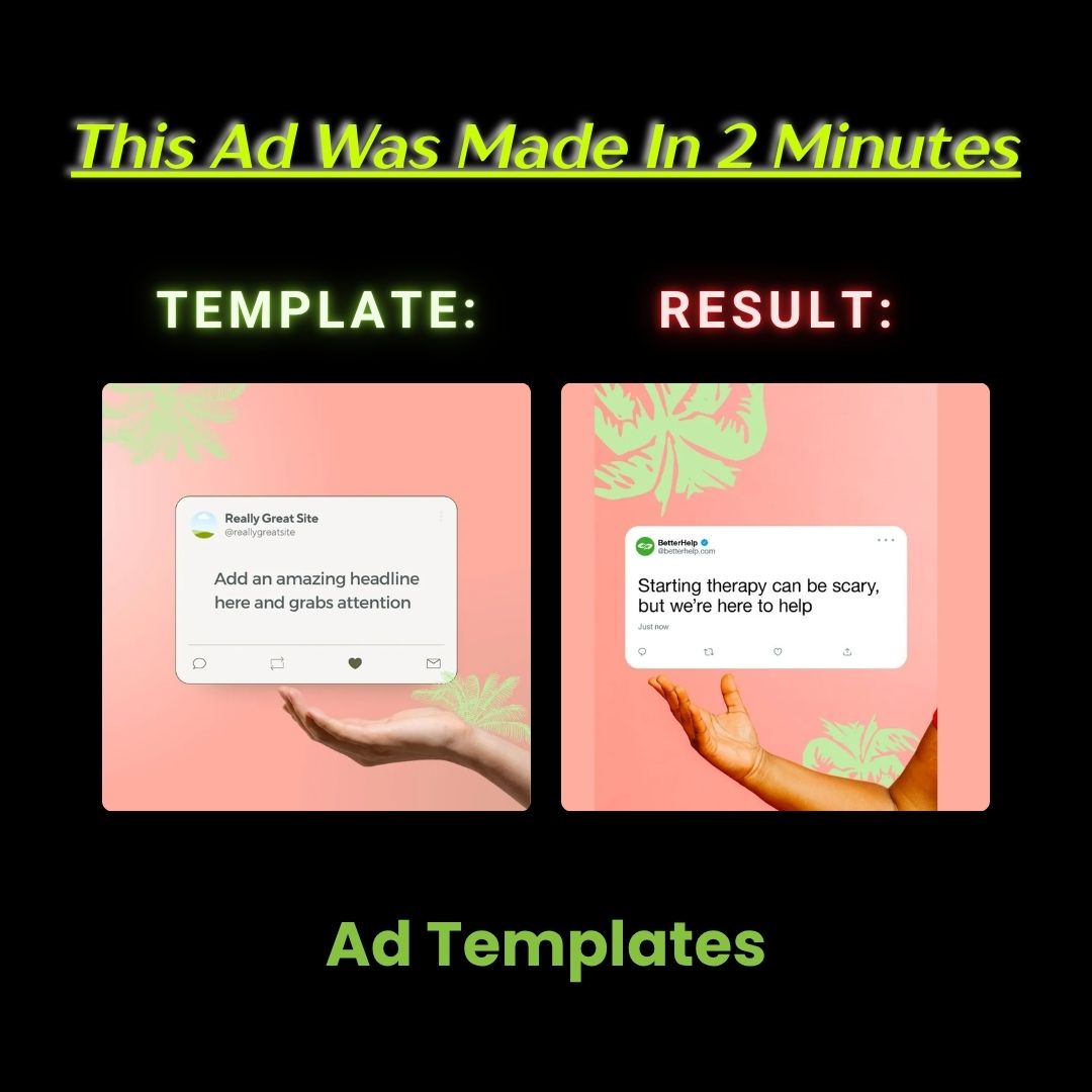 “Reassurance Tweet Overlay – Mental Health Social Ad”