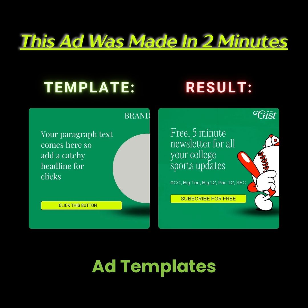 “Newsletter Signup Promo – Quick, Free, and Sports-Focused CTA”