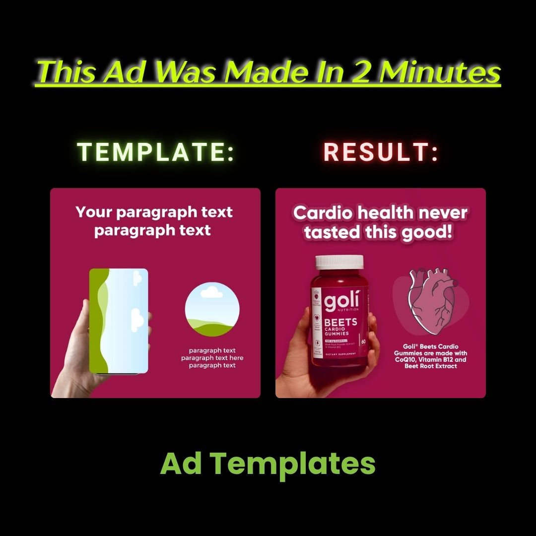 Cardio Health Gummy Supplement Ad