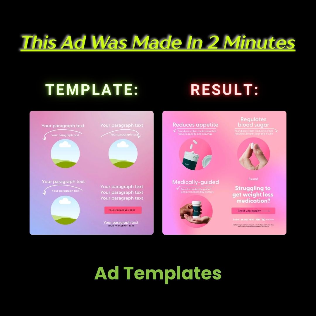 “Benefit-Driven Medication Ad with Medical Trust Appeal”