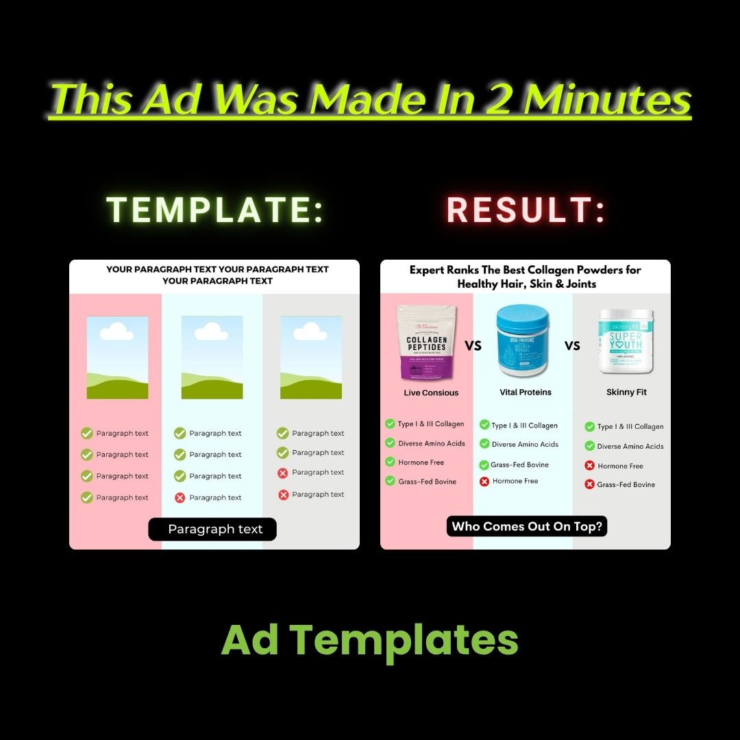 “Side-by-Side Product Comparison Chart (3-Product Review)”