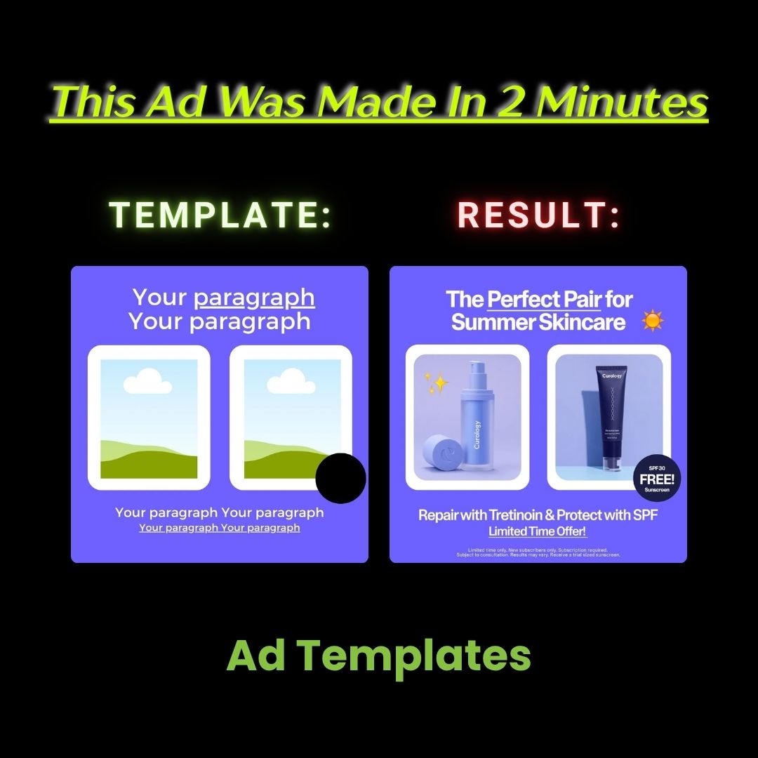 Summer Skincare Combo – Product Pair Static Ad