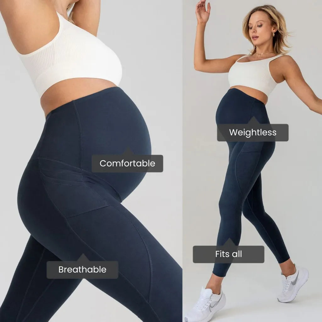 Maternity Leggings Ad – Comfort-Fit Performance Wear for Pregnancy
