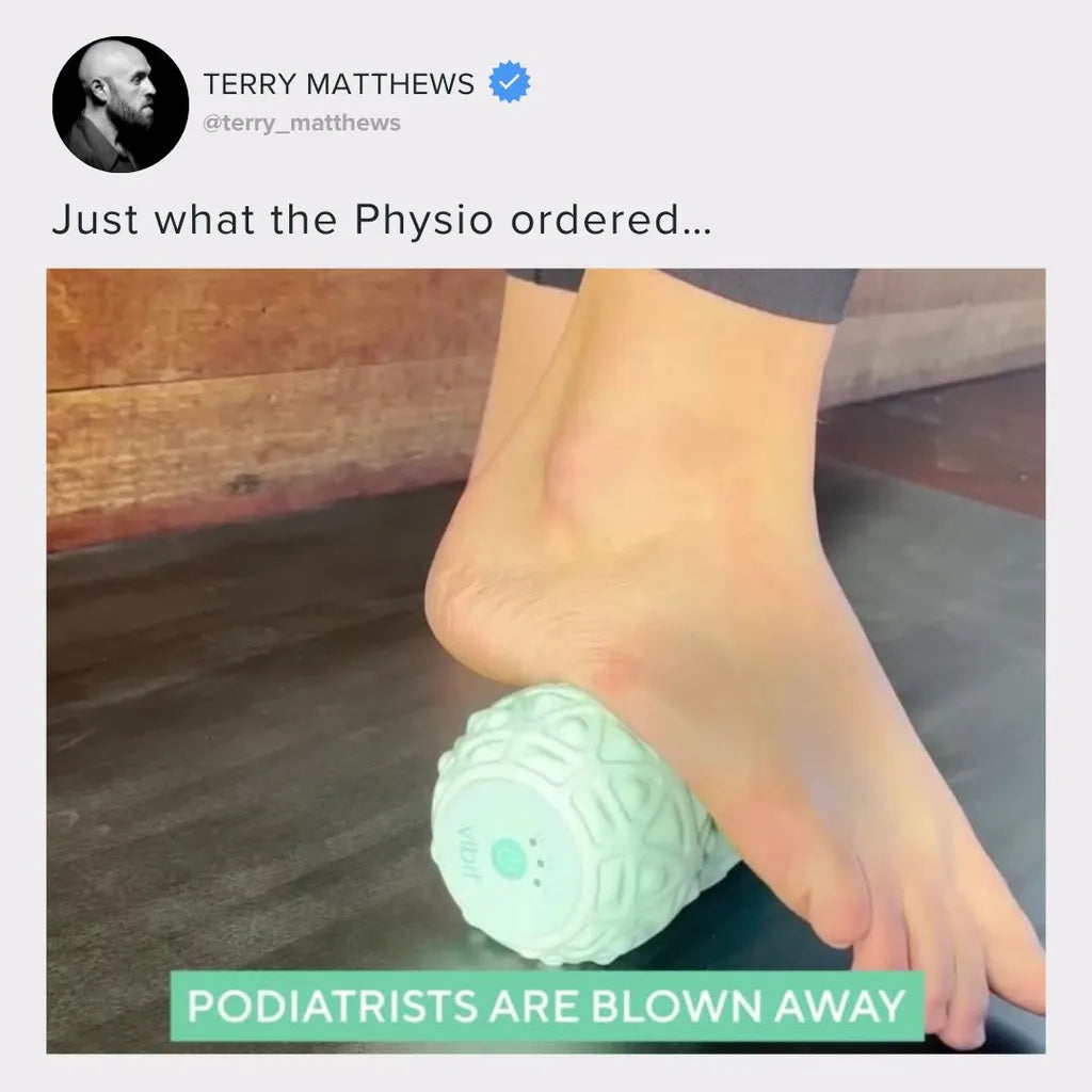 Twitter UGC-Style Testimonial – “Foot Recovery Roller Highlight”