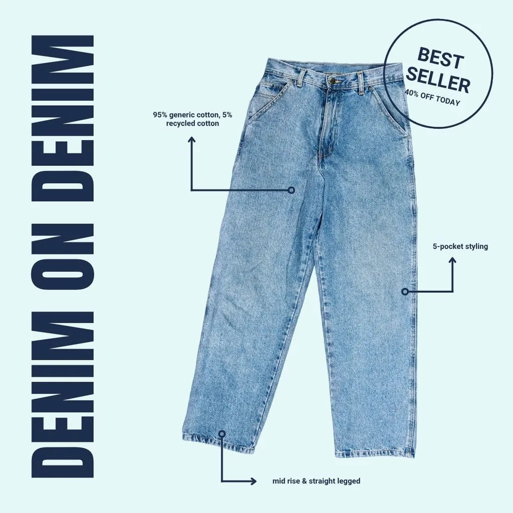 Minimalist Denim Promo – “Best Seller Jeans Highlight”