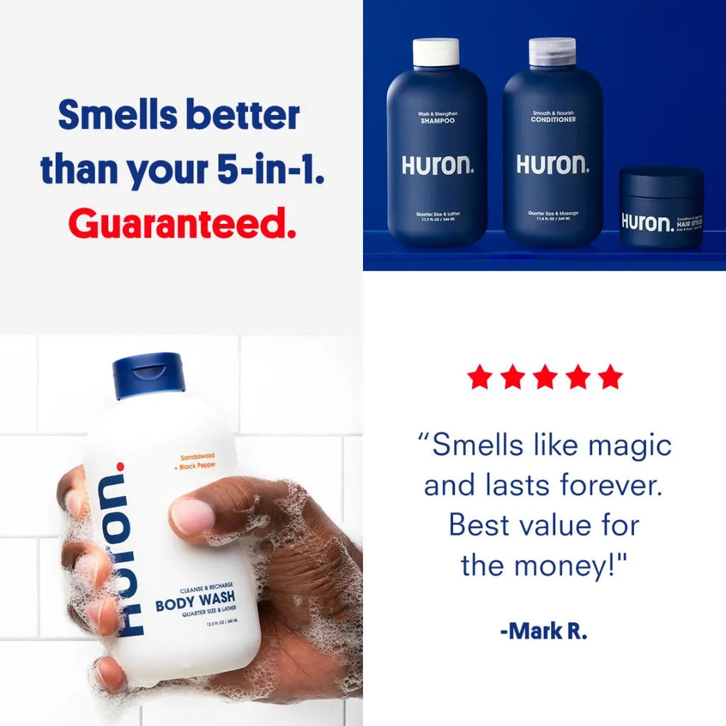 Bold Comparison Grooming Ad – “Smells Better Than Your 5-in-1”