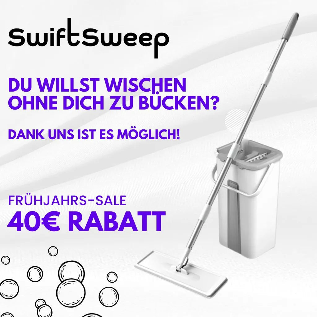 SwiftSweep Mop – Bending-Free Cleaning Ad (German Version)