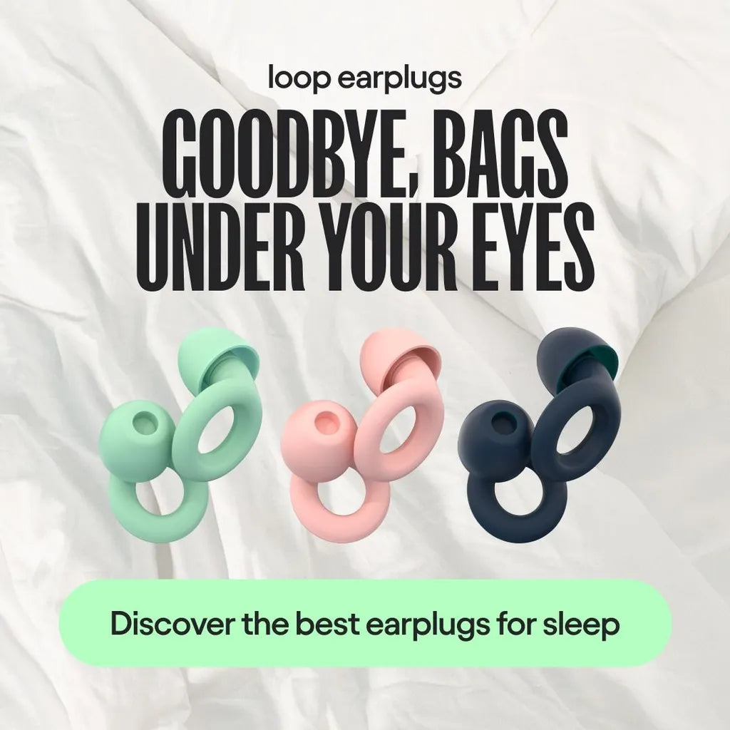 Loop Earplugs Sleep Ad – “Goodbye, Bags Under Your Eyes” Rest Hook