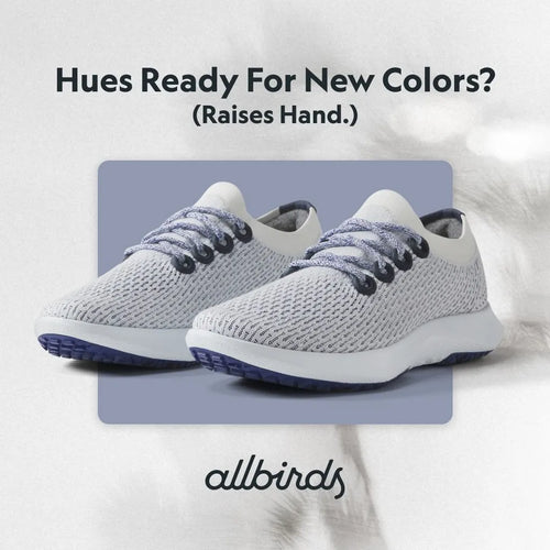 Allbirds Color Drop Promo – Playful Sneaker Launch Creative