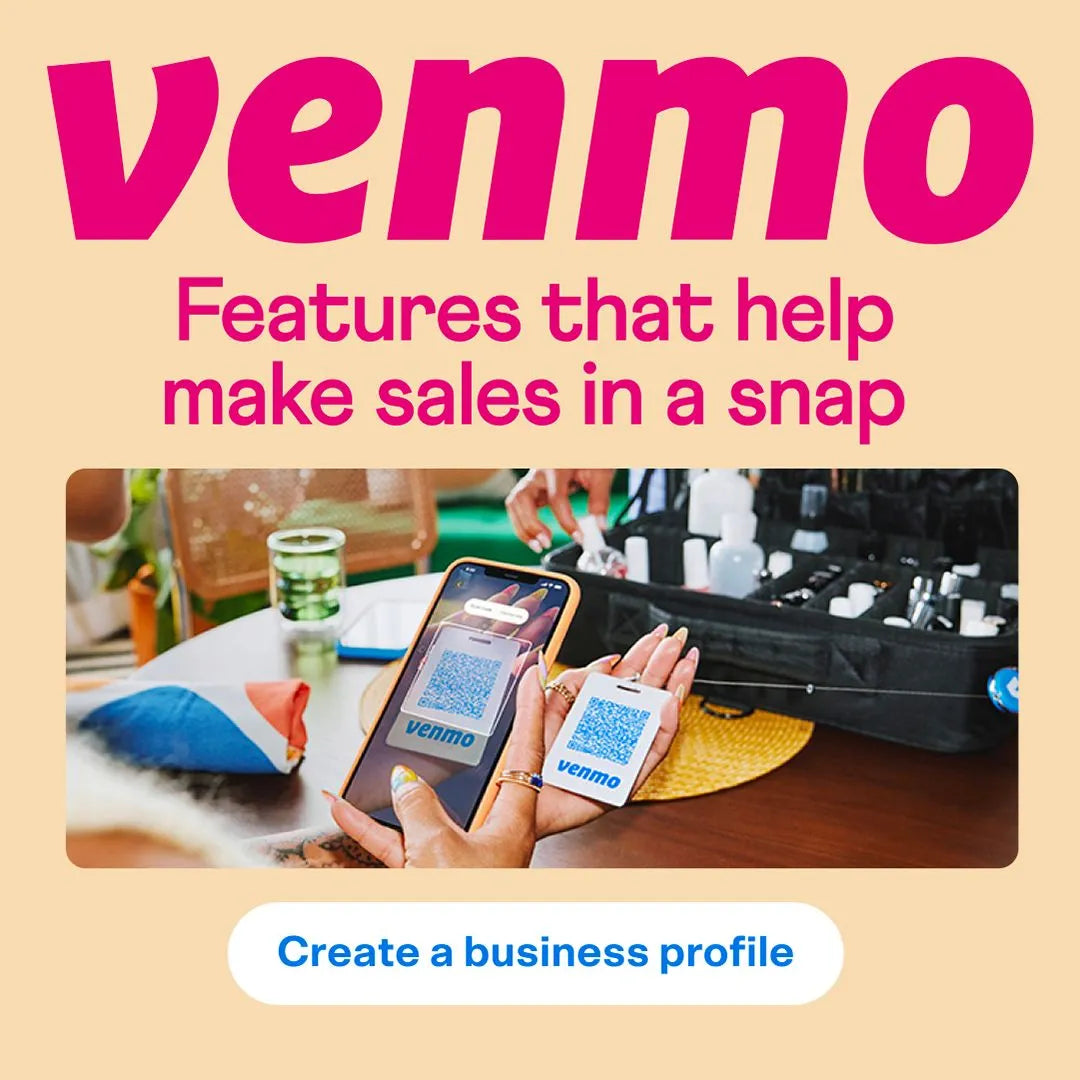 “Quick Digital Payment CTA – Venmo QR & Business Profile”