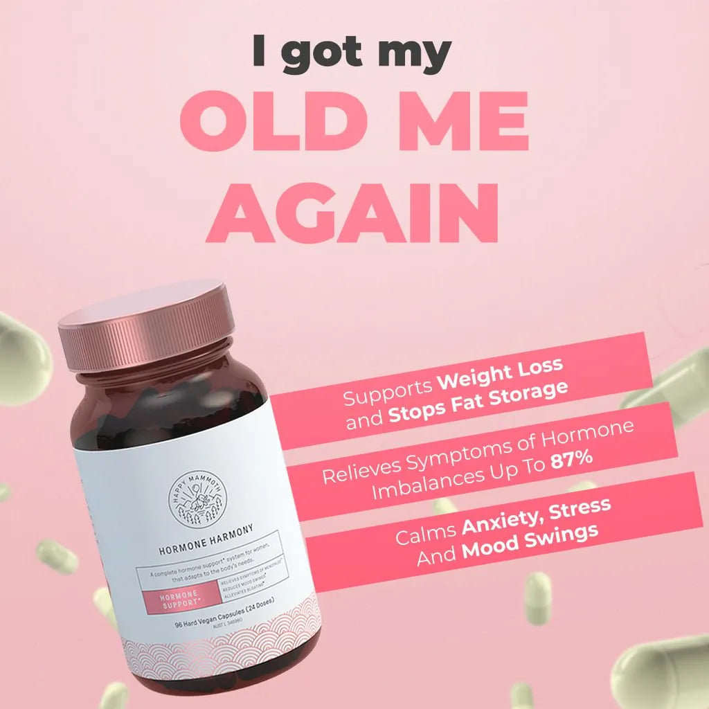 “Hormone Balance Supplement – Emotional Before & After Hook”