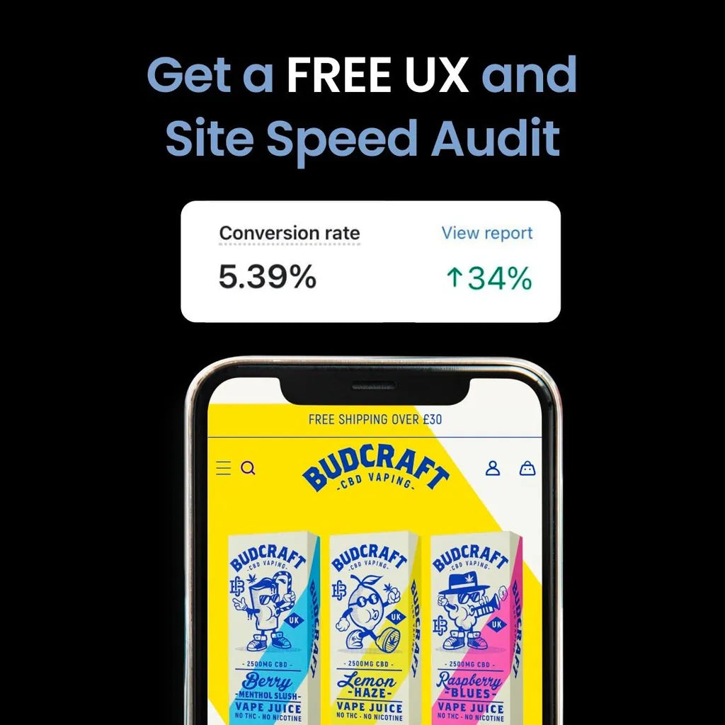 “Free UX & Site Speed Audit – Conversion Boost Visual”