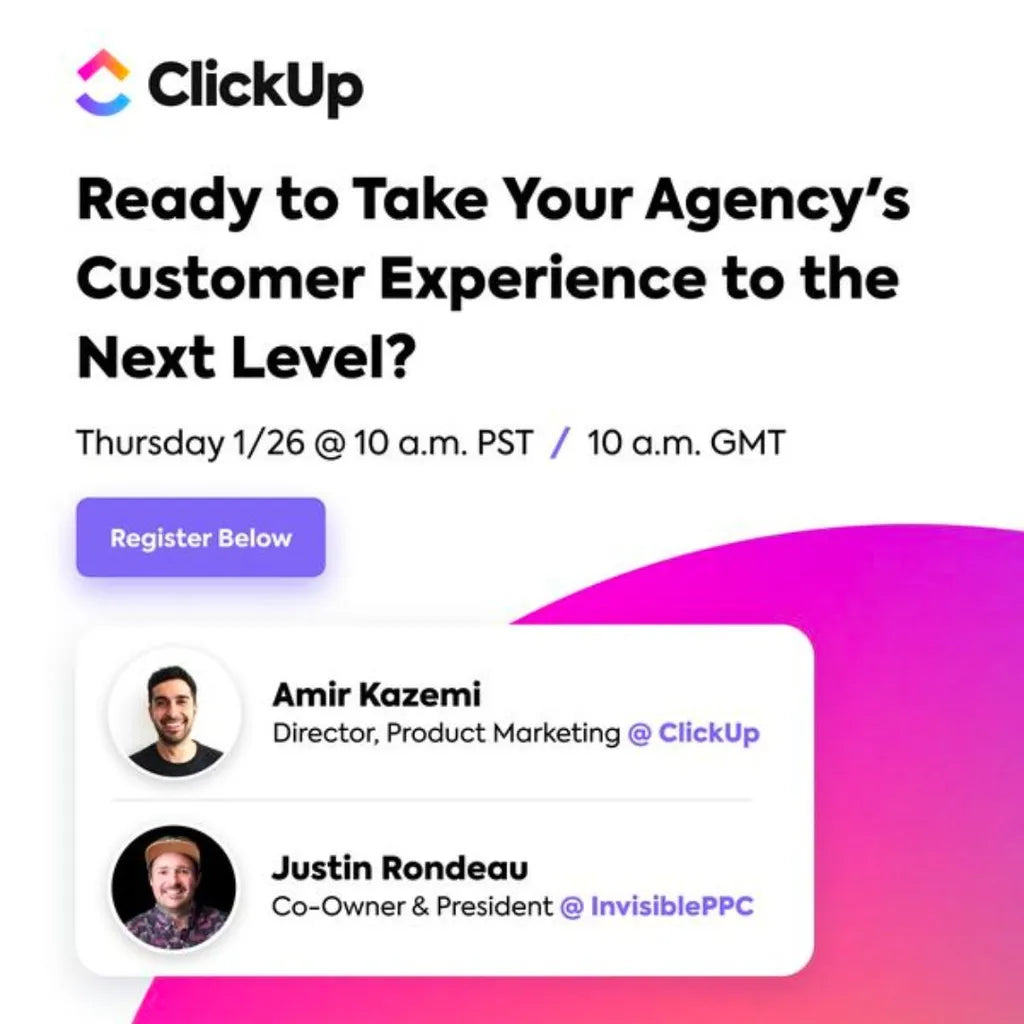 “Webinar Registration Promo – Elevate Your Agency”