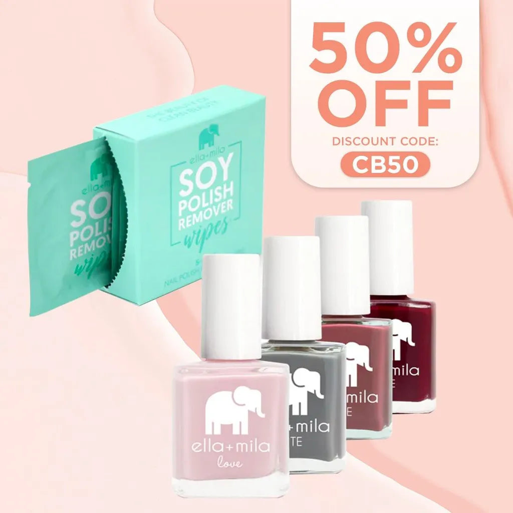 Nail Care Product Offer – 50% Off Promo Design