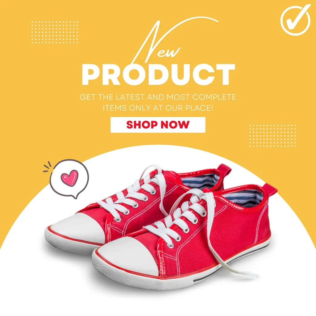New Arrival – Bright Shoe Product Promo Banner