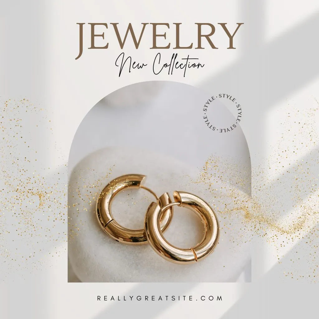 Minimal Luxe Jewelry Launch – New Collection Promo Template